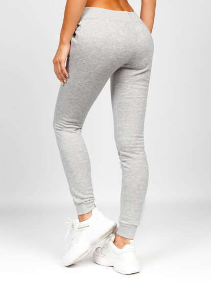 Pantalón deportivo para mujer gris Bolf CK-01