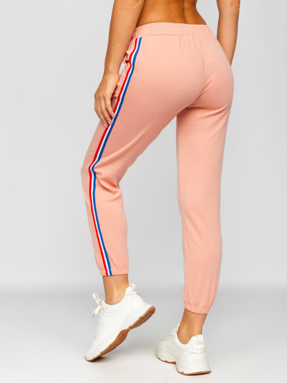 Pantalón deportivo para mujer rosa claro Bolf YW01020