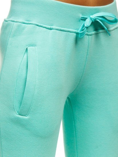 Pantalón deportivo para mujer verde menta Bolf CK-01