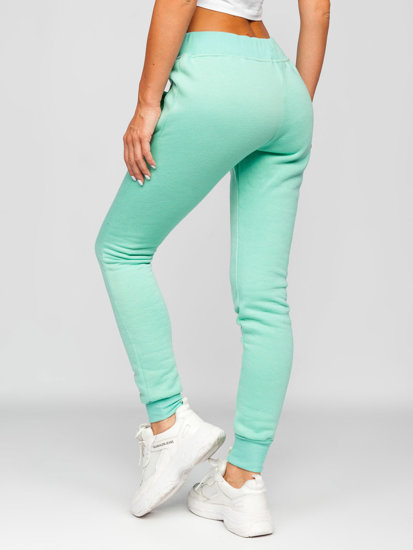 Pantalón deportivo para mujer verde menta Bolf CK-01