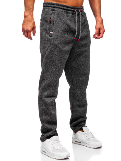 Pantalón forrado de chándal para hombre grafito Bolf Q1105