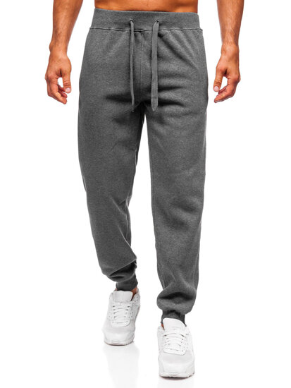 Pantalón grueso de chándal jogger para hombre grafito Bolf MS002