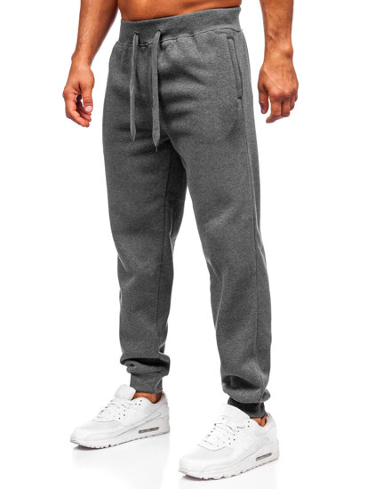 Pantalón grueso de chándal jogger para hombre grafito Bolf MS002