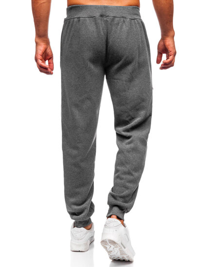 Pantalón grueso de chándal jogger para hombre grafito Bolf MS002