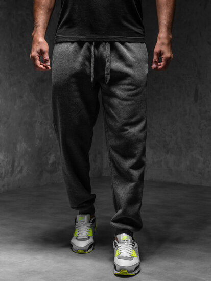 Pantalón grueso de chándal jogger para hombre grafito Bolf MS002A1