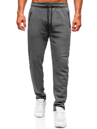 Pantalón grueso de chándal para hombre antracita Bolf JX6212