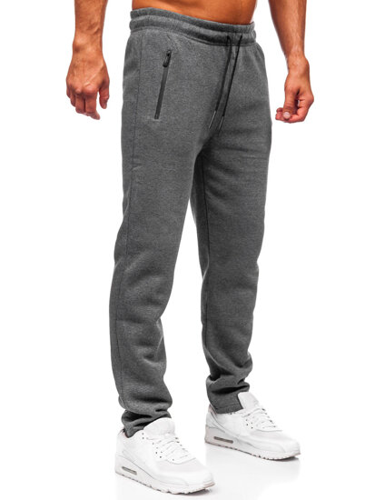 Pantalón grueso de chándal para hombre antracita Bolf JX6212