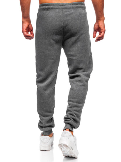 Pantalón grueso de chándal para hombre antracita Bolf JX6217