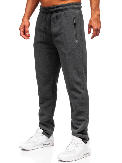 Pantalón grueso de chándal para hombre antracita Bolf JX6278