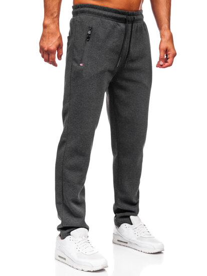 Pantalón grueso de chándal para hombre antracita Bolf JX6278