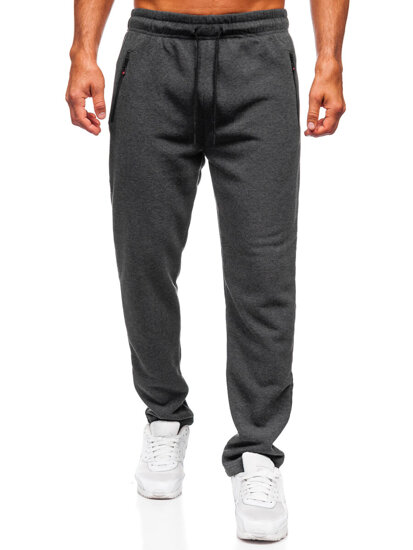 Pantalón grueso de chándal para hombre antracita Bolf JX6279