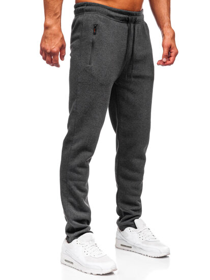 Pantalón grueso de chándal para hombre grafito Bolf JX6212