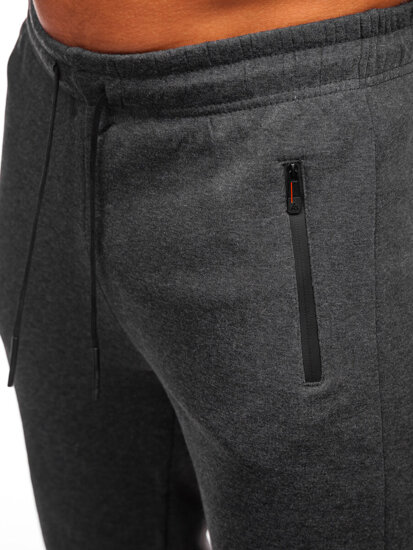 Pantalón grueso de chándal para hombre grafito Bolf JX6212