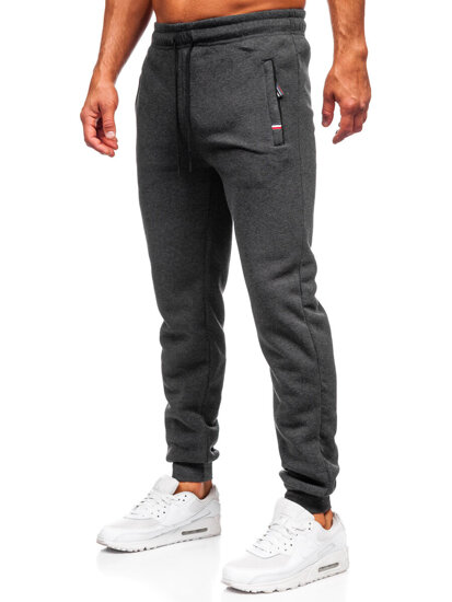 Pantalón grueso de chándal para hombre grafito Bolf JX6217