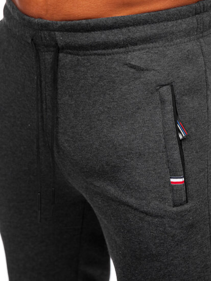 Pantalón grueso de chándal para hombre grafito Bolf JX6217