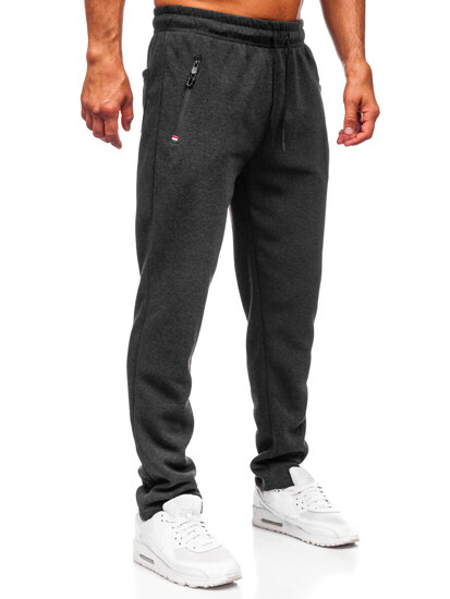 Pantalón grueso de chándal para hombre grafito Bolf JX6278