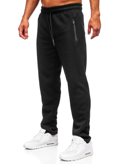 Pantalón grueso de chándal para hombre negro Bolf JX6279