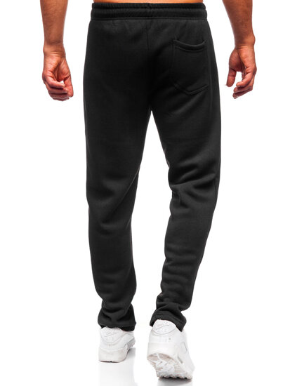 Pantalón grueso de chándal para hombre negro Bolf JX6279