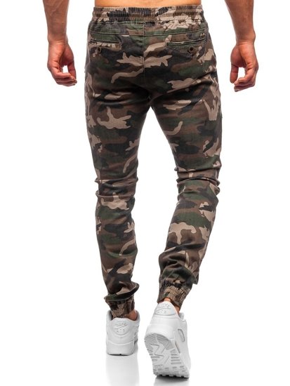 Pantalón jogger camuflaje para hombre caqui Bolf RB8213XT