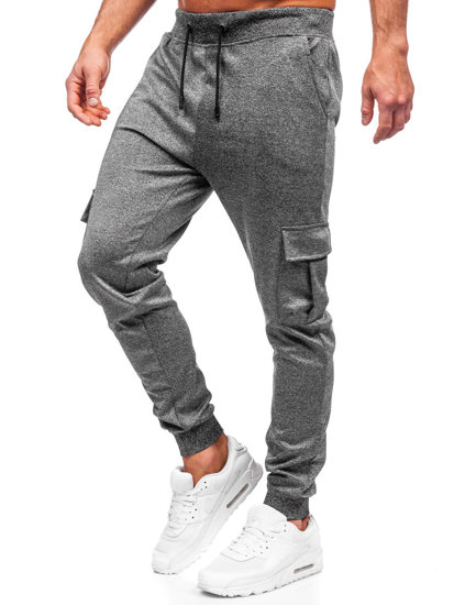 Pantalón jogger cargo de chándal para hombre grafito Bolf 8K1130