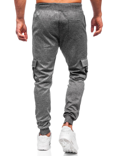 Pantalón jogger cargo de chándal para hombre grafito Bolf 8K1130