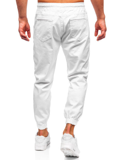 Pantalón jogger cargo para hombre blanco Bolf 001