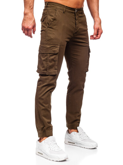 Pantalón jogger cargo para hombre caqui Bolf MP0202MV