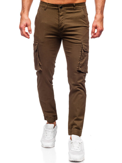 Pantalón jogger cargo para hombre caqui Bolf MP0202MV