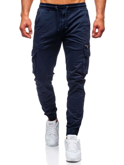 Pantalón jogger cargo para hombre color azul oscuro Bolf CT6702S0