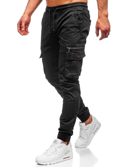 Pantalón jogger cargo para hombre color negro Bolf CT6702S0