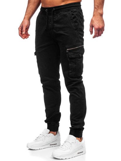 Pantalón jogger cargo para hombre color negro Denley CT6706S0