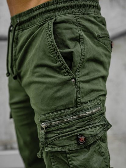 Pantalón jogger cargo para hombre color verde Bolf CT6702