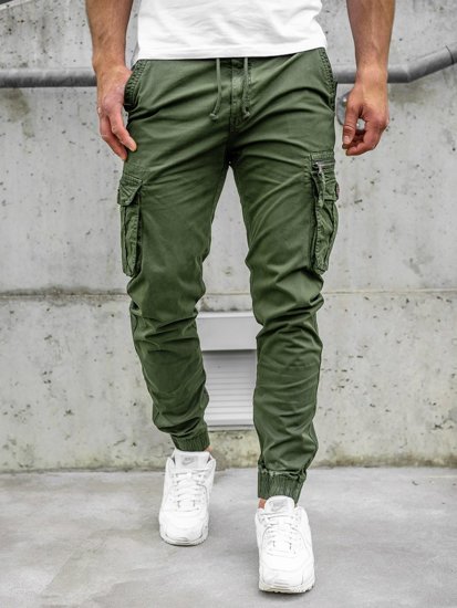 Pantalón jogger cargo para hombre color verde Bolf CT6702