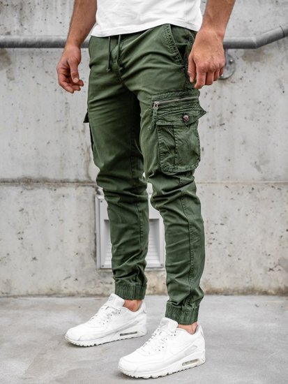 Pantalón jogger cargo para hombre color verde Bolf CT6702