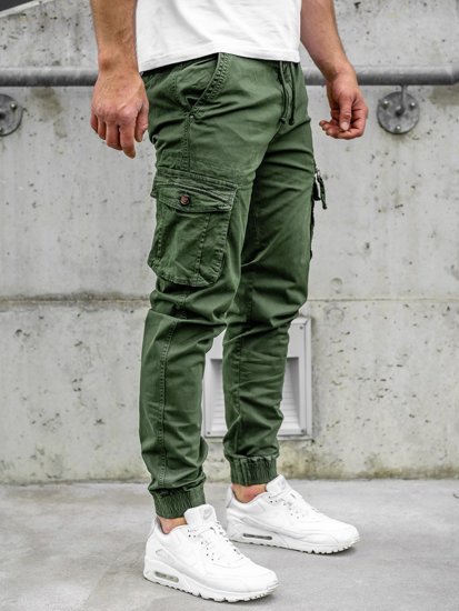 Pantalón jogger cargo para hombre color verde Bolf CT6702