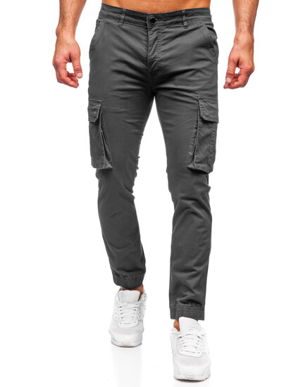 Pantalón jogger cargo para hombre grafito Bolf MP0202GS