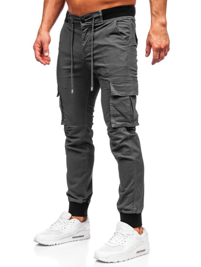 Pantalón jogger cargo para hombre grafito Bolf MP0208GS