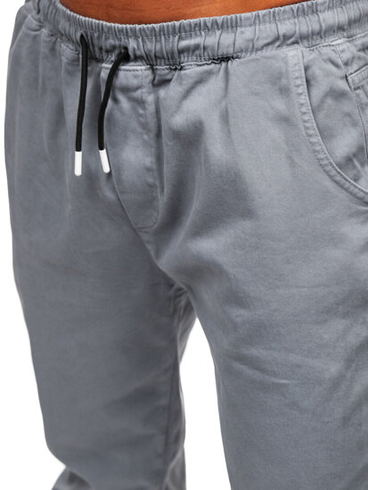 Pantalón jogger cargo para hombre gris Bolf 001