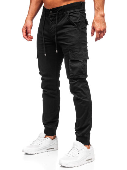 Pantalón jogger cargo para hombre negro Bolf MP0208N