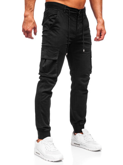 Pantalón jogger cargo para hombre negro Bolf MP0208N