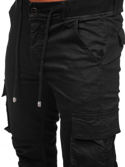 Pantalón jogger cargo para hombre negro Bolf MP0208N