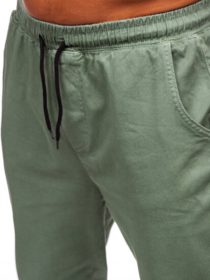 Pantalón jogger cargo para hombre verde Bolf 001