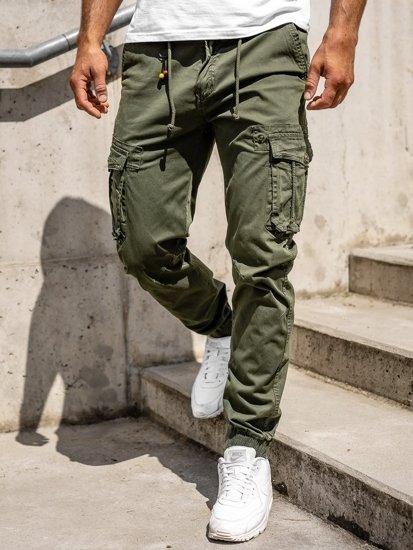 Pantalón jogger cargo para hombre verde Bolf CT6703