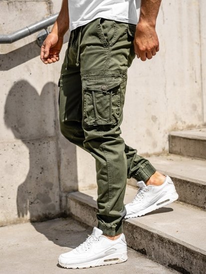 Pantalón jogger cargo para hombre verde Bolf CT6703