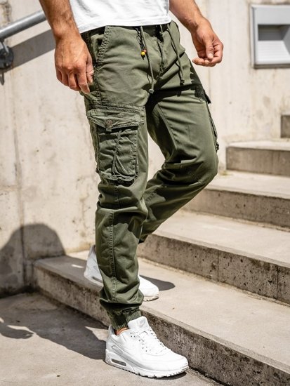 Pantalón jogger cargo para hombre verde Bolf CT6703