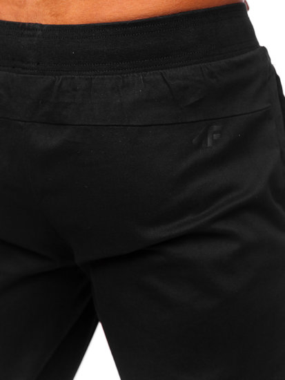 Pantalón jogger casual para hombre negro 4F M154