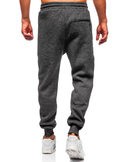 Pantalón jogger de chándal forrado para hombre grafito Bolf Q1102