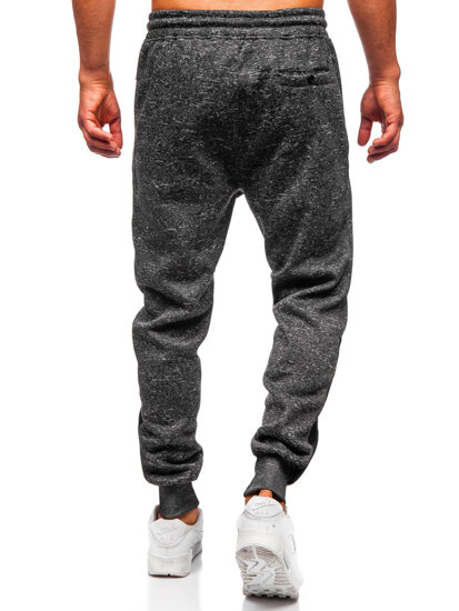 Pantalón jogger de chándal forrado para hombre grafito Bolf Q1200