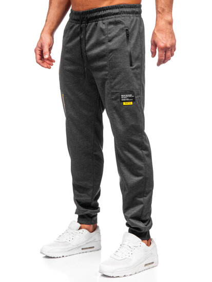 Pantalón jogger de chándal para hombre antracita Bolf JX6333