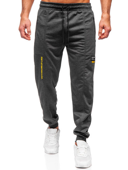 Pantalón jogger de chándal para hombre antracita Bolf JX6333